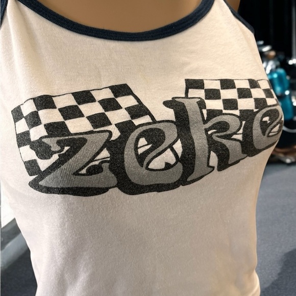 Zeke the band VINTAGE official merchandise Checkered Graphic Tank Top - Picture 2 of 7
